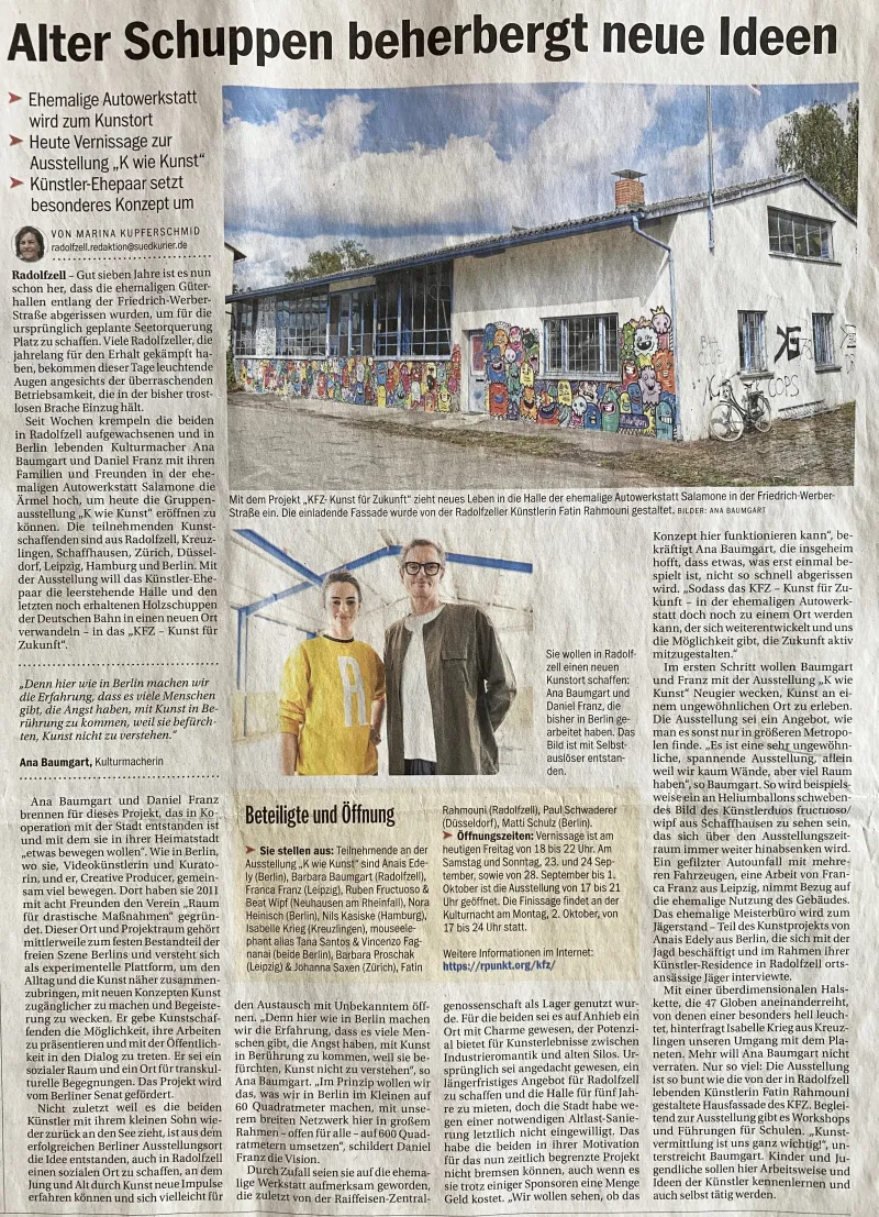 Südkurier, 22. Sept. 2023